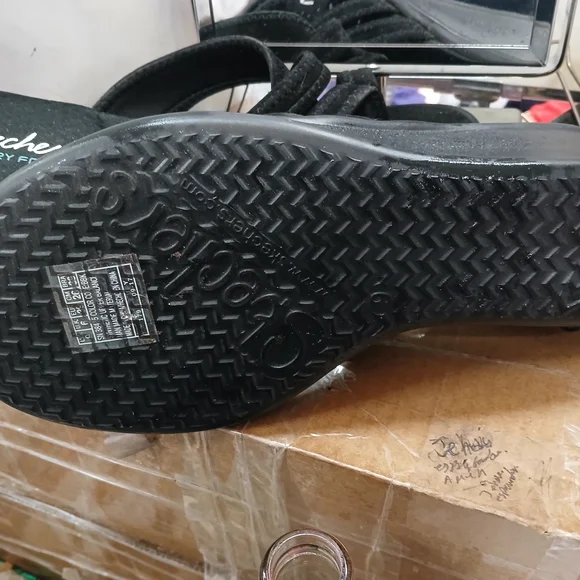 Skechers Women's Black Sandals - Picture 2 of 4